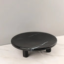 GobekUsa Imitation Marble Resin Three-Legged Fruit Tray - Minimalist Desktop Decoration