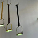 GobekUsa Art Minimalist Belt Pendant Light for Living Room and Bedroom