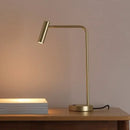 GobekUsa Enna LED Dimmable Floor Lamp in Gold/Black/White for Minimalist Home Decor