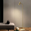 GobekUsa Enna LED Dimmable Floor Lamp in Gold/Black/White for Minimalist Home Decor