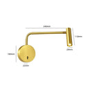 GobekUsa Enna LED Dimmable Floor Lamp in Gold/Black/White for Minimalist Home Decor