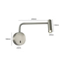 GobekUsa Enna LED Dimmable Floor Lamp in Gold/Black/White for Minimalist Home Decor