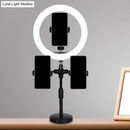 GobekUsa Round Minimalist LED Mirror Lamp with USB and Metallic Shade - Black Finish