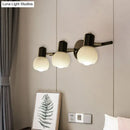 GobekUsa Minimalist Opal Glass Sconce Lighting - Stylish Study Room Wall Mount Lamp in Black with Linear Design