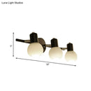 GobekUsa Minimalist Opal Glass Sconce Lighting - Stylish Study Room Wall Mount Lamp in Black with Linear Design