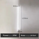 GobekUsa Bedroom Wall Lamp: Nordic Strip Light, Minimalist Design, Black Background, Decorative Luminaires
