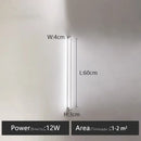 GobekUsa Bedroom Wall Lamp: Nordic Strip Light, Minimalist Design, Black Background, Decorative Luminaires