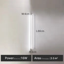GobekUsa Bedroom Wall Lamp: Nordic Strip Light, Minimalist Design, Black Background, Decorative Luminaires