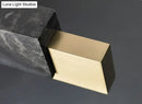 GobekUsa Minimalist LED Suspension Lighting Fixture: Rectangular Island Light with Marble Accent, Ideal for Dining Areas