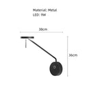GobekUsa Black Metal LED Pendant Light: Minimalist Living Room Fixture