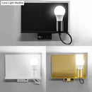 GobekUsa Minimalist Metal Wall Light with Supporter - Ideal for Study