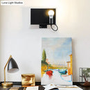 GobekUsa Minimalist Metal Wall Light with Supporter - Ideal for Study