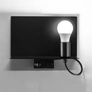 GobekUsa Minimalist Metal Wall Light with Supporter - Ideal for Study