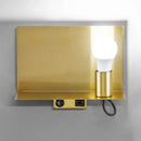 GobekUsa Minimalist Metal Wall Light with Supporter - Ideal for Study