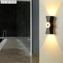 GobekUsa Minimalist Tapered Metal Wall Sconce with LED Warm/White Light Fixture