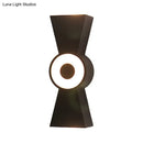 GobekUsa Minimalist Tapered Metal Wall Sconce with LED Warm/White Light Fixture