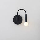 GobekUsa Black Modern Wall Lamp for Bedroom Bathroom Living Room Hallway
