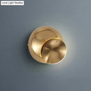 GobekUsa Nordic Moon-shaped LED Sconce: Moveable Bedside Wall Light