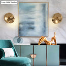 GobekUsa Nordic Moon-shaped LED Sconce: Moveable Bedside Wall Light