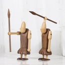 GobekUsa Black Walnut Wood Carving Figurines Nordic Style Room Decor Crafts & Gifts