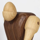 GobekUsa Black Walnut Wood Carving Figurines Nordic Style Room Decor Crafts & Gifts