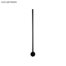 GobekUsa Sleek Black Iron Wall Light Fixture - Needle Sword Design - 23.5/31.5 Inches High - LED Sconce for Lounge