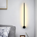 GobekUsa Sleek Black Iron Wall Light Fixture - Needle Sword Design - 23.5/31.5 Inches High - LED Sconce for Lounge