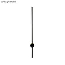 GobekUsa Sleek Black Iron Wall Light Fixture - Needle Sword Design - 23.5/31.5 Inches High - LED Sconce for Lounge