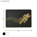 GobekUsa Minimalist LED Wall Lamp with Running Man Pattern