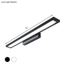 GobekUsa Tube Metal LED Bathroom Vanity Lamp - Minimalist Light Fixture in Black/Silver with Warm/White Light