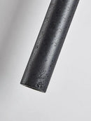 GobekUsa Black Stone Tube LED Chandelier for Bedroom Lighting