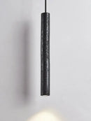 GobekUsa Black Stone Tube LED Chandelier for Bedroom Lighting