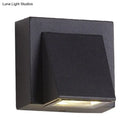 GobekUsa Minimalist Triangle Aluminum Flush Wall Sconce - Small/Large - Black - Corridor Lamp