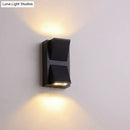 GobekUsa Minimalist Triangle Aluminum Flush Wall Sconce - Small/Large - Black - Corridor Lamp