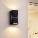 GobekUsa Minimalist Triangle Aluminum Flush Wall Sconce - Small/Large - Black - Corridor Lamp