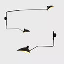 GobekUsa Dawn Spider Serge Mouille LED Wall Lamp with Adjustable Swing Arm