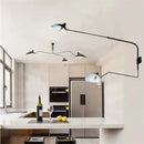 GobekUsa Dawn Spider Serge Mouille LED Wall Lamp with Adjustable Swing Arm