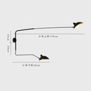 GobekUsa Black Serge Mouille Wall Lamp: Nordic Design, Creative Living Room Decor