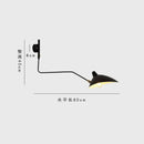 GobekUsa Black Serge Mouille Wall Lamp: Nordic Design, Creative Living Room Decor