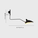 GobekUsa Black Serge Mouille Wall Lamp: Nordic Design, Creative Living Room Decor