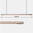 GobekUsa Black Walnut Wood Pendant Lights: Minimalist LED Dining Room Hanglamp
