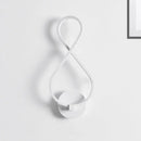 GobekUsa 8-Shaped Acrylic LED Wall Sconce in Black/White - Warm/White Lighting