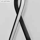 GobekUsa 8-Shaped Acrylic LED Wall Sconce in Black/White - Warm/White Lighting