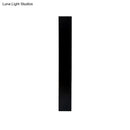 GobekUsa Sleek LED Wall Lighting: Aluminum Shade Black/White Finish Sconce for Bedroom
