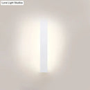 GobekUsa Sleek LED Wall Lighting: Aluminum Shade Black/White Finish Sconce for Bedroom