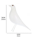 Minimalist black & white bird peace dove resin craft living room decor by Decorbites