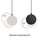 GobekUsa Crescent Moon LED Pendant Chandelier for Modern Minimalist Decor