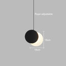 GobekUsa Crescent Moon LED Pendant Chandelier for Modern Minimalist Decor