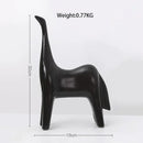 Minimalist black & white horse abstract ornaments living room decor by Decorbites