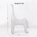 Minimalist black & white horse abstract ornaments living room decor by Decorbites